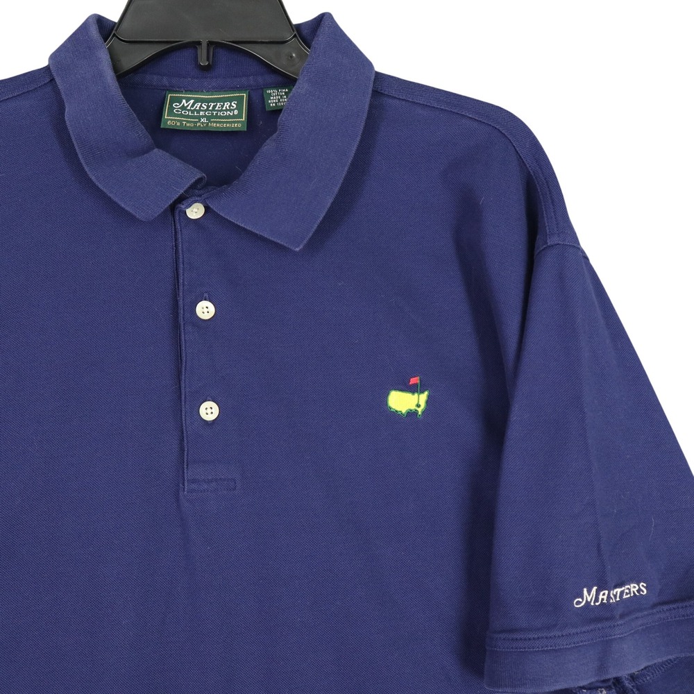 Vintage 90s Augusta National Masters Collection Polo Shirt Mens XL Golf Course
